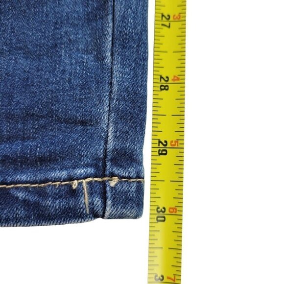 KanCan Bib Overalls Size XL Distressed Ripped Knees Adjustable Straps Pockets - Picture 12 of 14